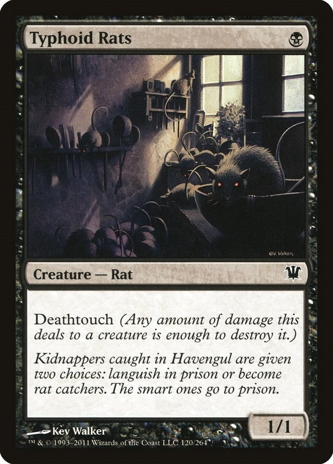 Typhoid Rats (120) [ISD] - MTG Single
