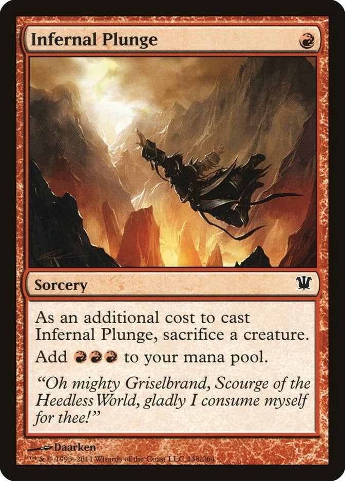 Infernal Plunge (148) [ISD] - MTG Single