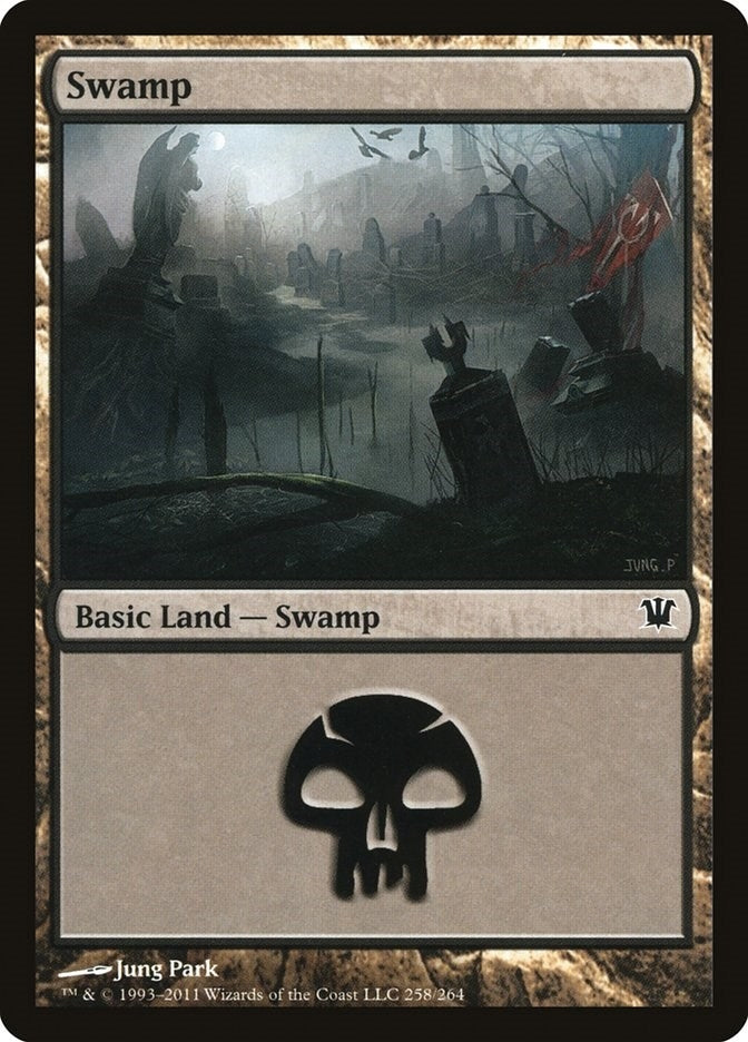 Swamp (258) (258) [ISD] - MTG Single