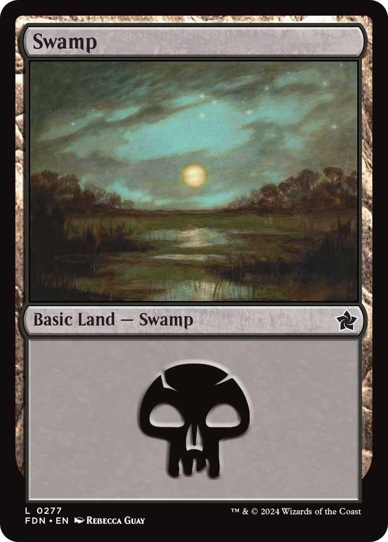 Swamp (277) [FDN] - MTG Single