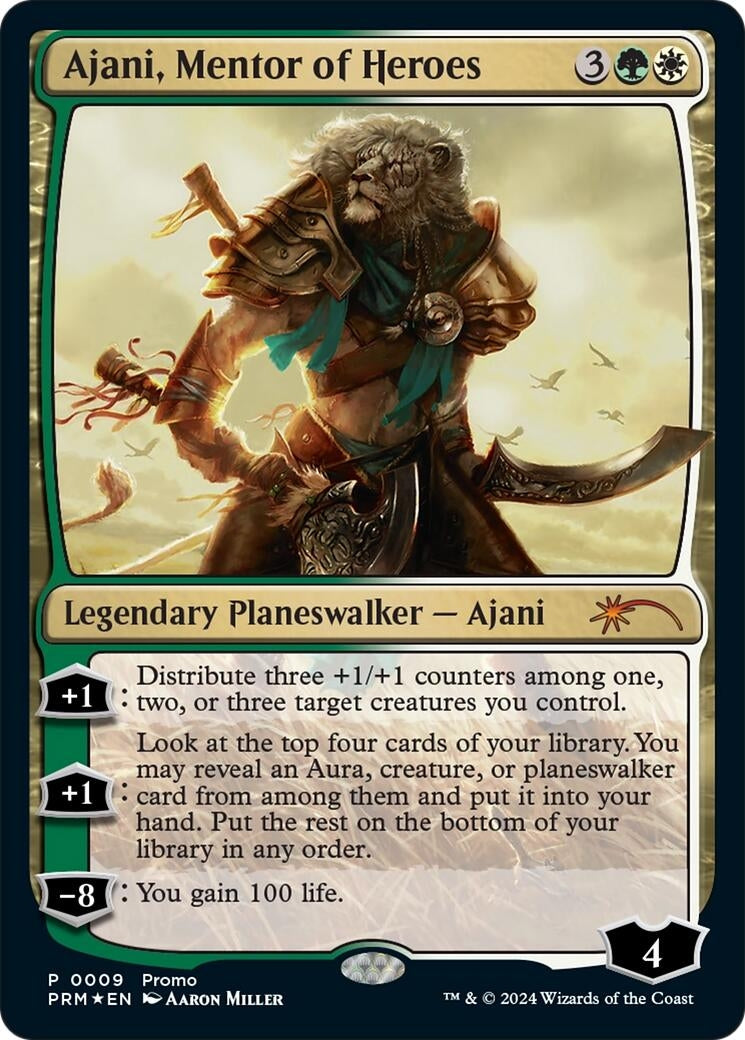 Ajani Mentor of Heroes (Deluxe Commander Kit) (9) [UMP] - MTG Single