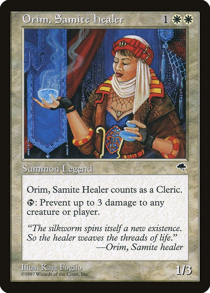 Orim Samite Healer (33) [TMP] - MTG Single
