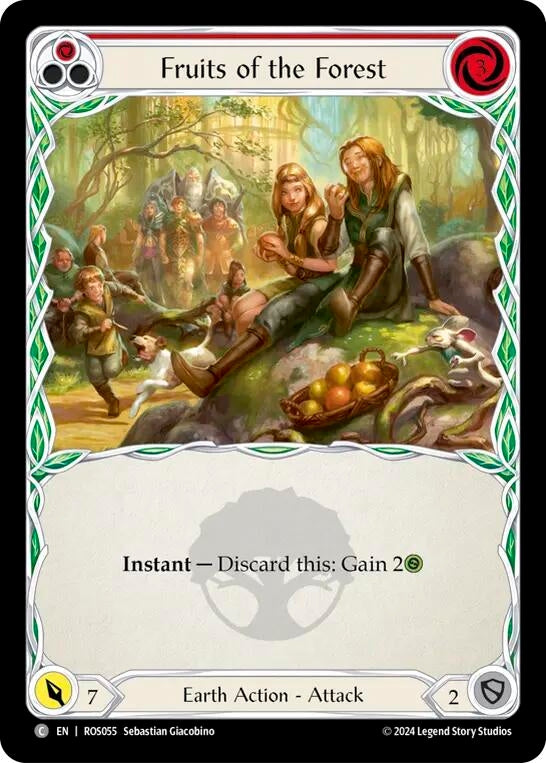 Fruits of the Forest (Red) (55) [ROS] - Flesh and Blood TCG Single