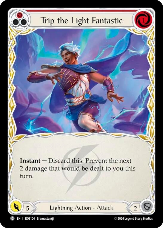 Trip the Light Fantastic (Red) (104) [ROS] - Flesh and Blood TCG Single