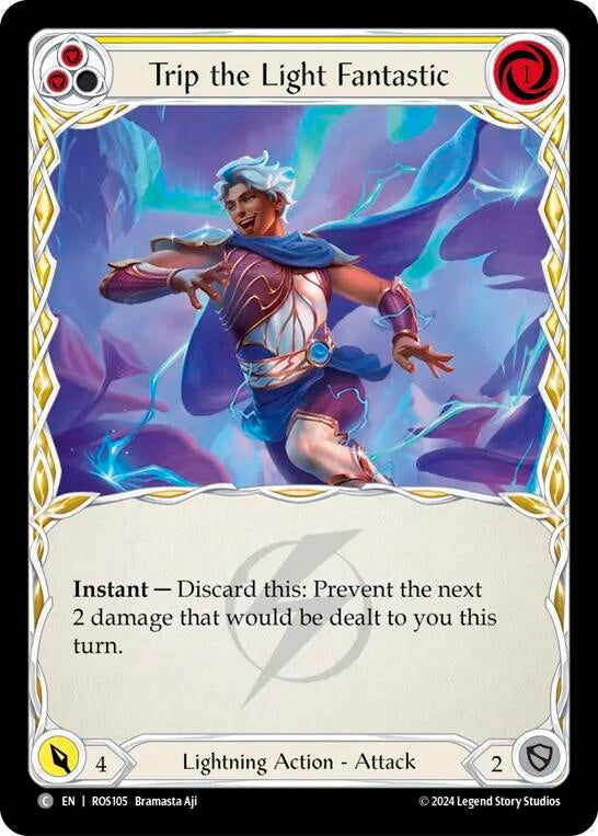 Trip the Light Fantastic (Yellow) (105) [ROS] - Flesh and Blood TCG Single