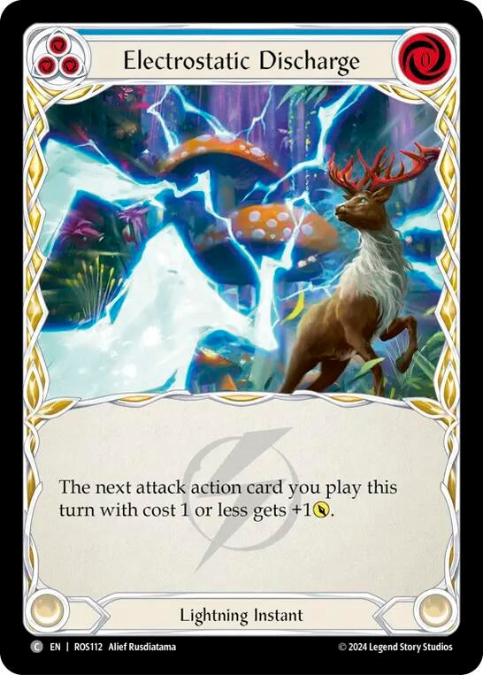 Electrostatic Discharge (Blue) (112) [ROS] - Flesh and Blood TCG Single