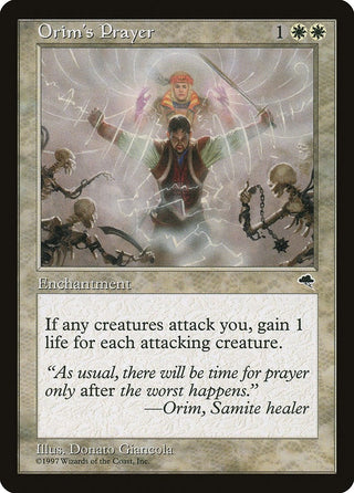 Orim’s Prayer (32) [TMP] - MTG Single