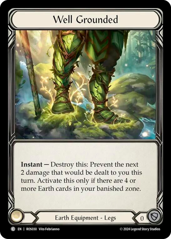 Well Grounded (30) [ROS] - Flesh and Blood TCG Single