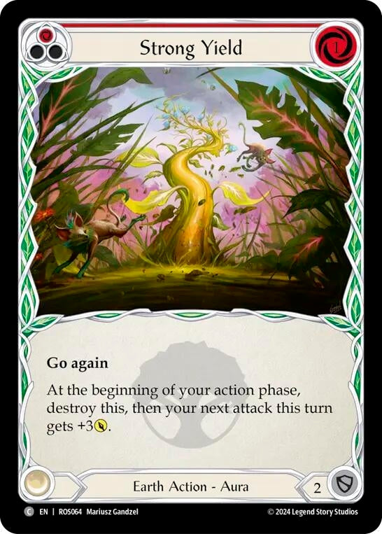 Strong Yield (Red) (64) [ROS] - Flesh and Blood TCG Single