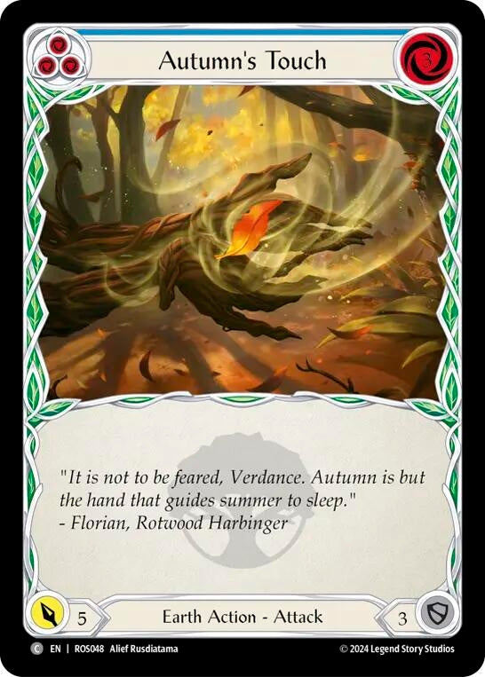 Autumn’s Touch (Blue) (48) [ROS] - Flesh and Blood TCG Single