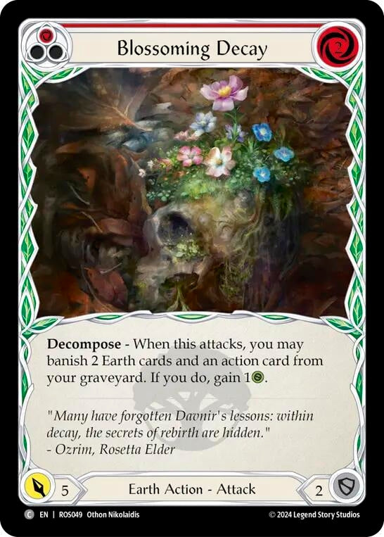 Blossoming Decay (Red) (49) [ROS] - Flesh and Blood TCG Single