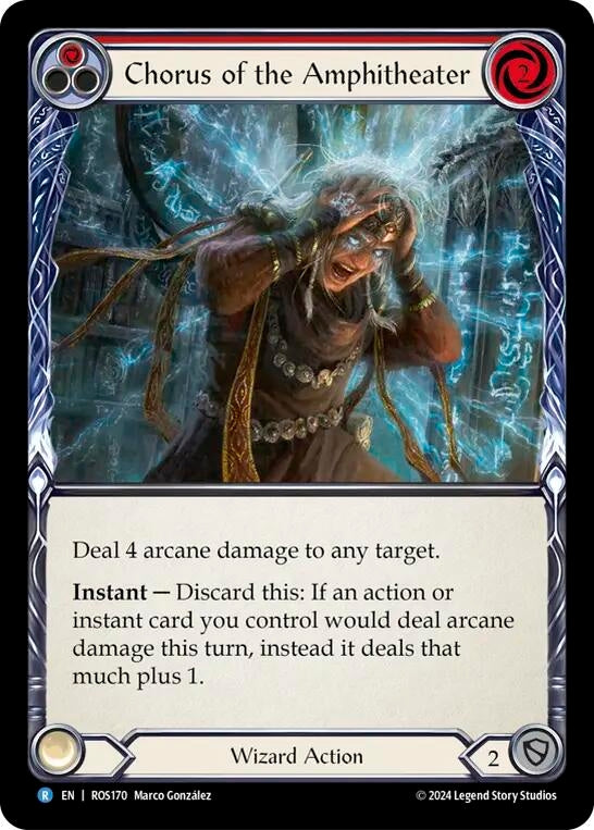 Chorus of the Amphitheater (Red) (170) [ROS] - Flesh and Blood TCG Single