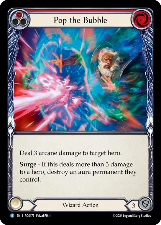 Pop the Bubble (Red) (176) [ROS] - Flesh and Blood TCG Single