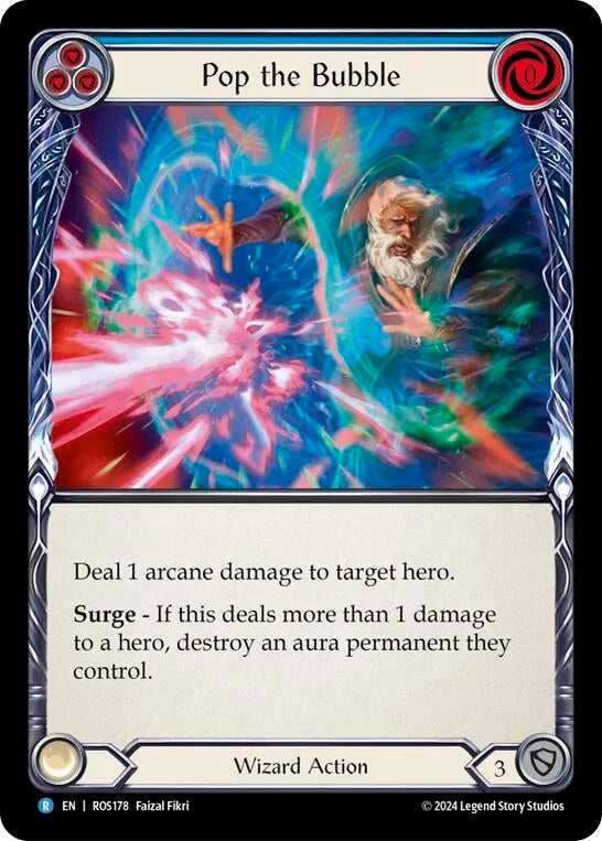 Pop the Bubble (Blue) (178) [ROS] - Flesh and Blood TCG Single