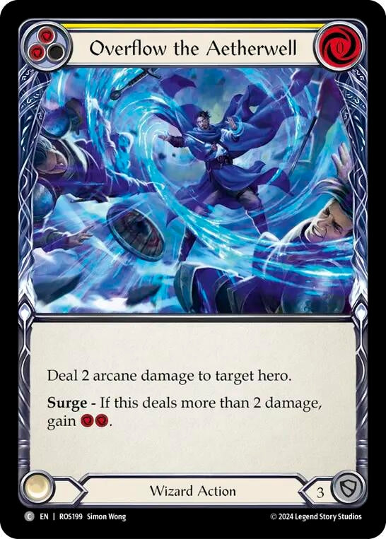 Overflow the Aetherwell (Yellow) (199) [ROS] - Flesh and Blood TCG Single