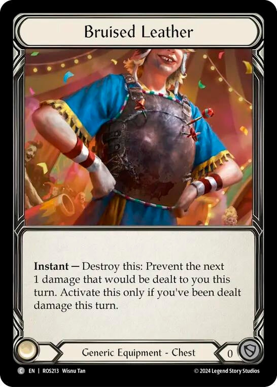 Bruised Leather (213) [ROS] - Flesh and Blood TCG Single