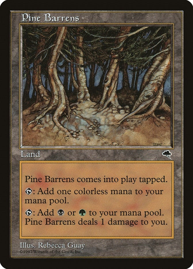 Pine Barrens (321) [TMP] - MTG Single