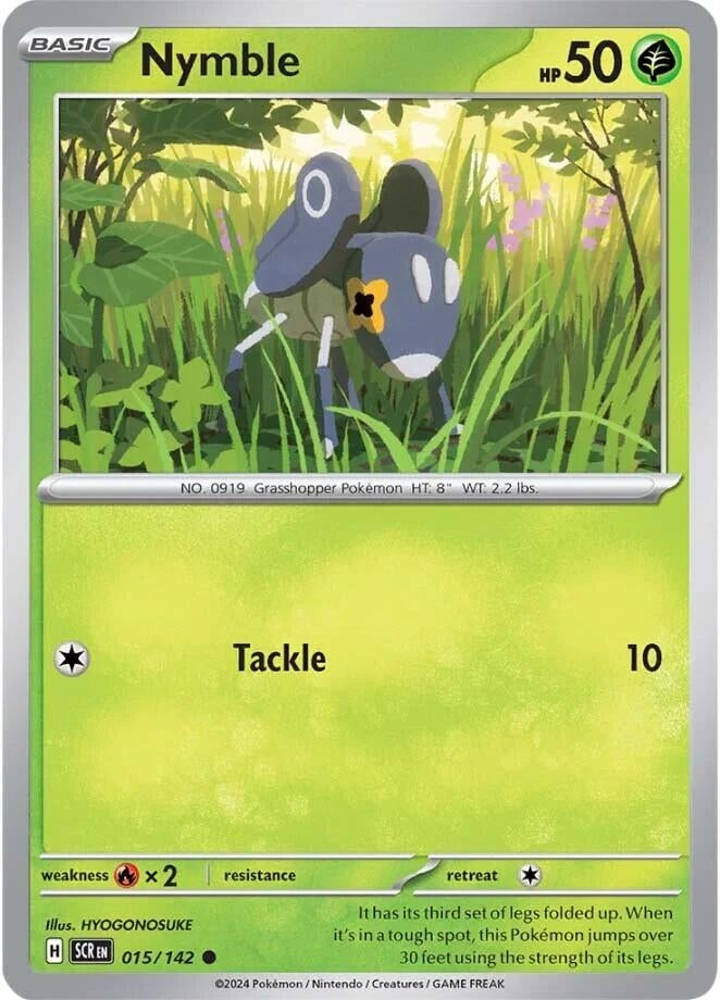 Nymble (015/142) [SV07: Stellar Crown] - Pokemon Single