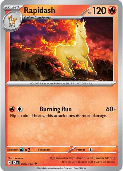 Rapidash (020/142) [SV07: Stellar Crown]