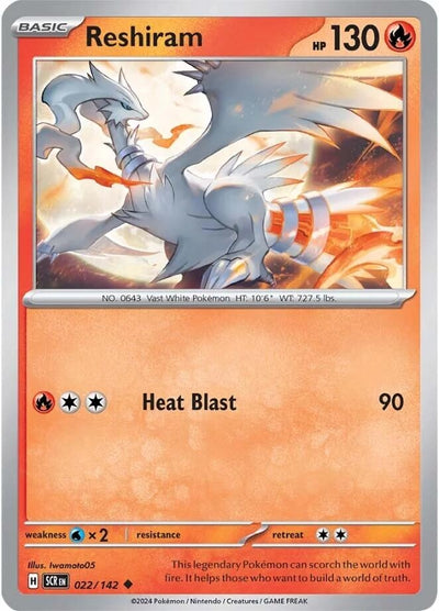 Reshiram (022/142) (SV07: Stellar Crown)