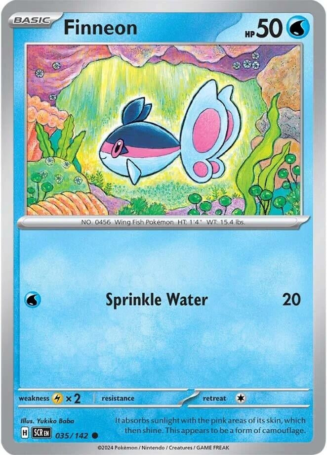 Finneon (035/142) [SV07: Stellar Crown] - Pokemon Single