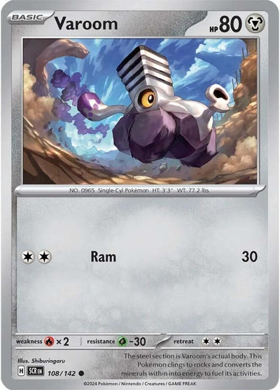 Varoom (108/142) (SV07: Stellar Crown)