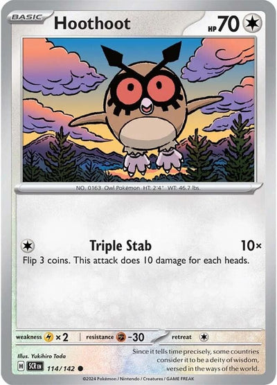 Hoothoot (114/142) (SV07: Stellar Crown)