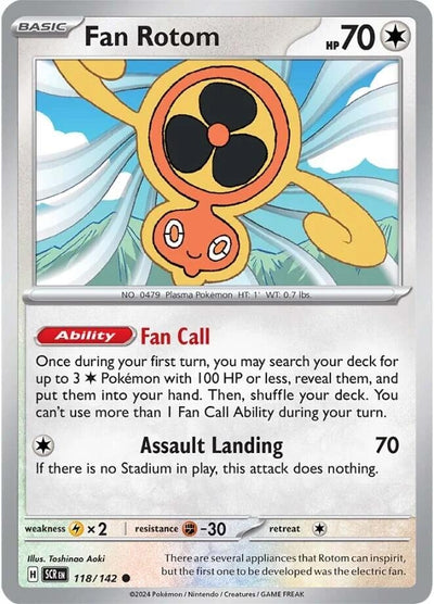 Fan Rotom (118/142) (SV07: Stellar Crown)