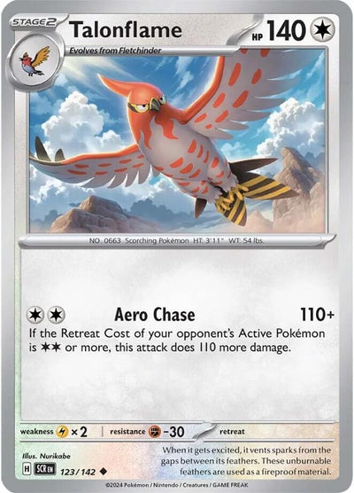 Talonflame (123/142) (SV07: Stellar Crown)