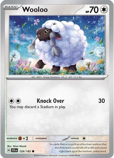 Wooloo (124/142) (SV07: Stellar Crown)