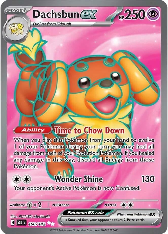 Dachsbun ex - 160/142 (160/142) [SV07: Stellar Crown] - Pokemon Single