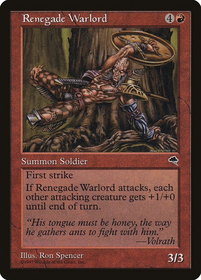 Renegade Warlord (197) [TMP] - MTG Single