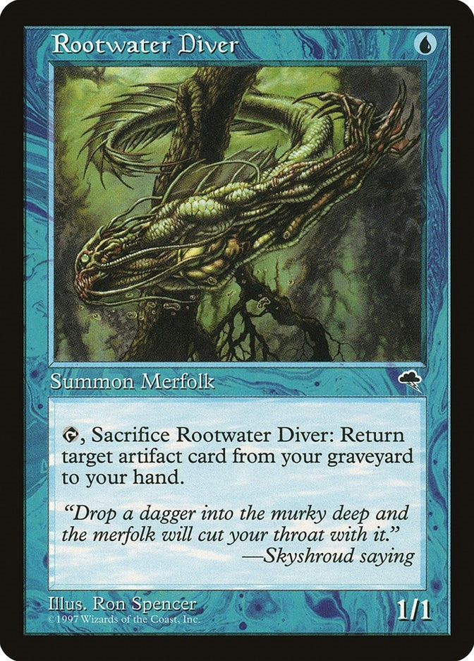 Rootwater Diver (81) [TMP] - MTG Single