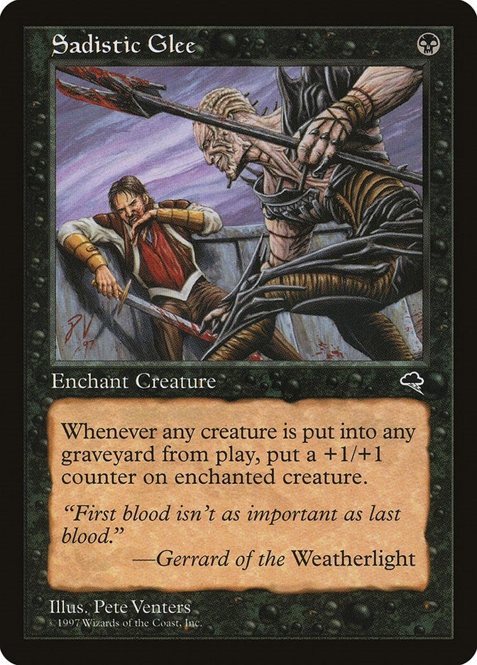 Sadistic Glee (153) [TMP] - MTG Single