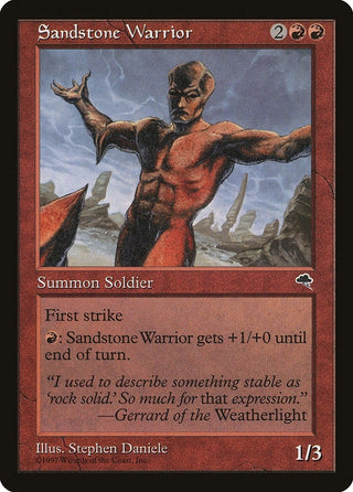 Sandstone Warrior (199) [TMP] - MTG Single