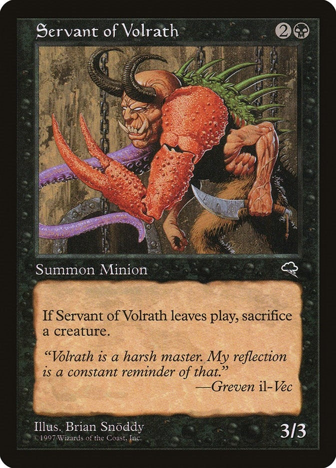 Servant of Volrath (156) [TMP] - MTG Single