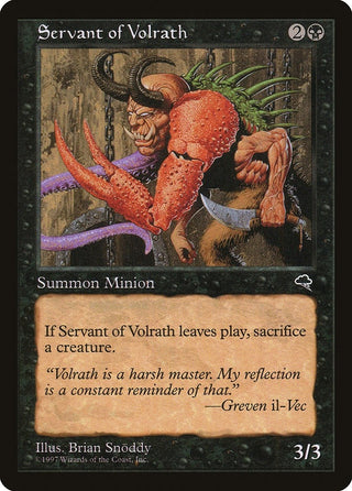 Servant of Volrath (156) [TMP] - MTG Single