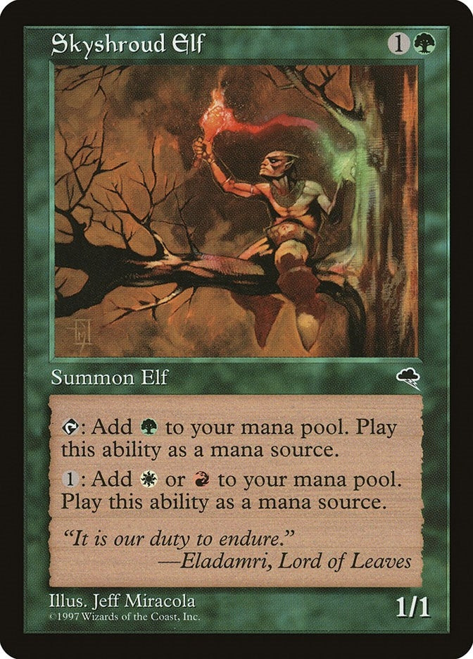Skyshroud Elf (255) [TMP] - MTG Single