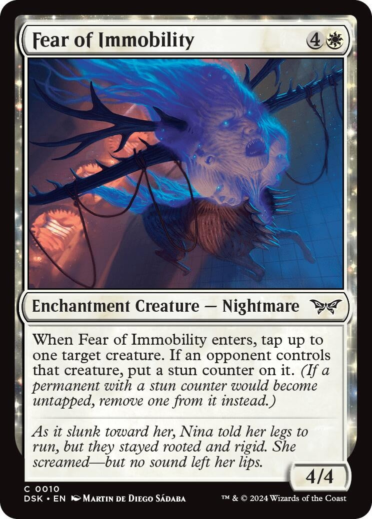 Fear of Immobility (10) [DSK] - MTG Single