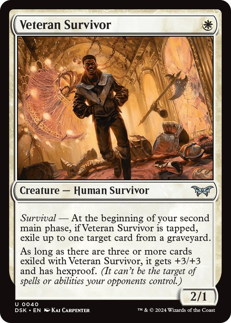 Veteran Survivor (40) [DSK] - MTG Single