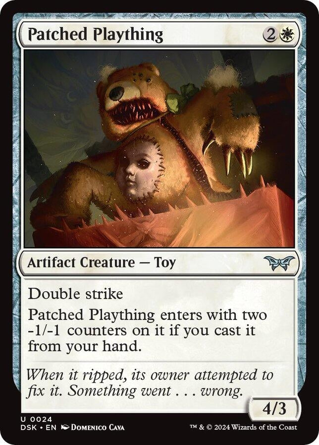 Patched Plaything (24) [DSK] - MTG Single