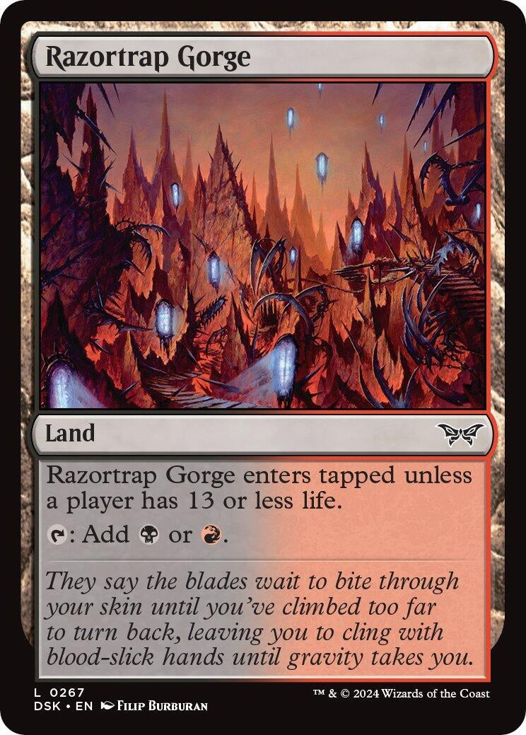 Razortrap Gorge (267) [DSK] - MTG Single