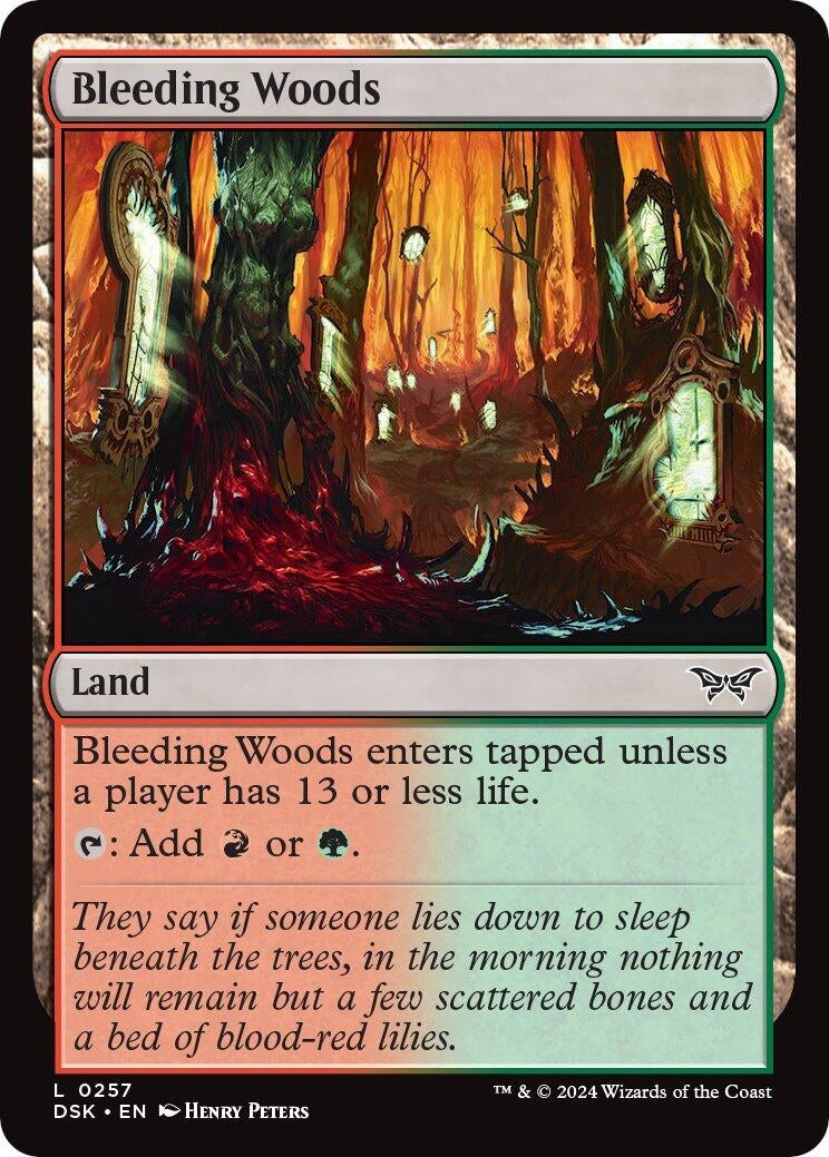 Bleeding Woods (257) [DSK] - MTG Single