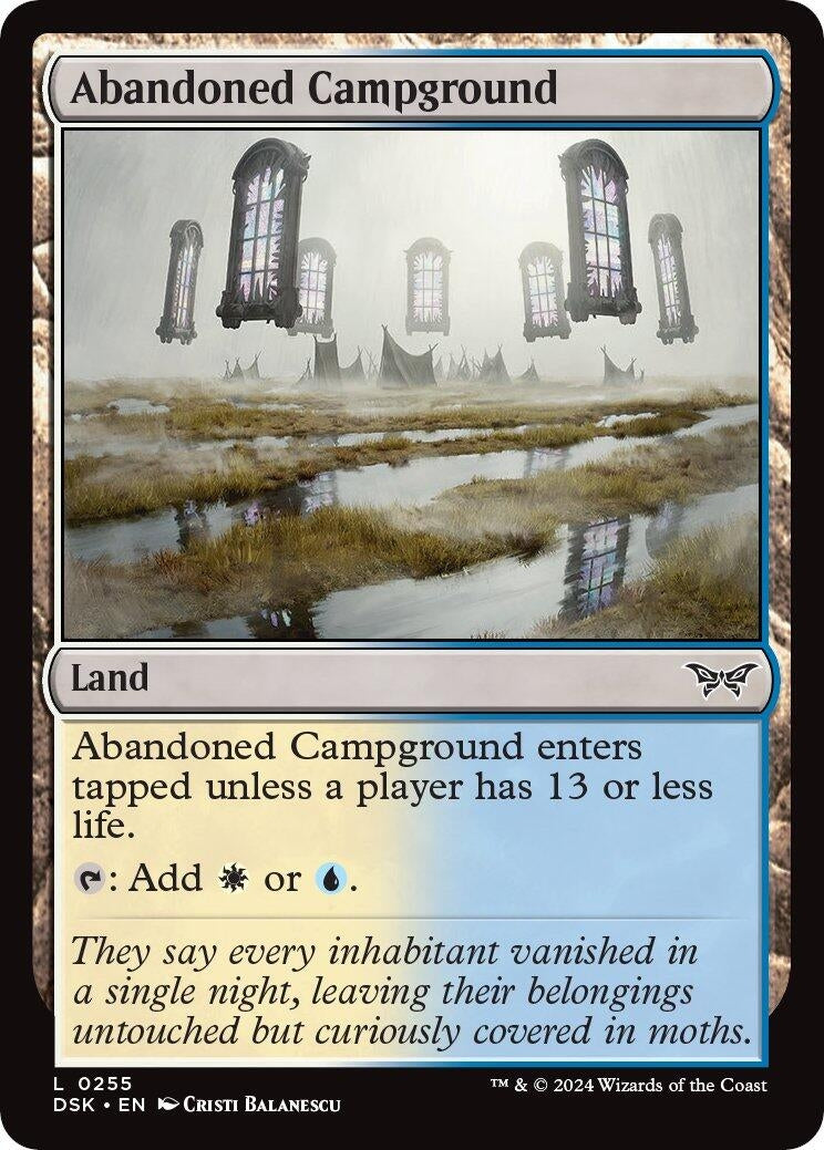 Abandoned Campground (255) [DSK] - MTG Single