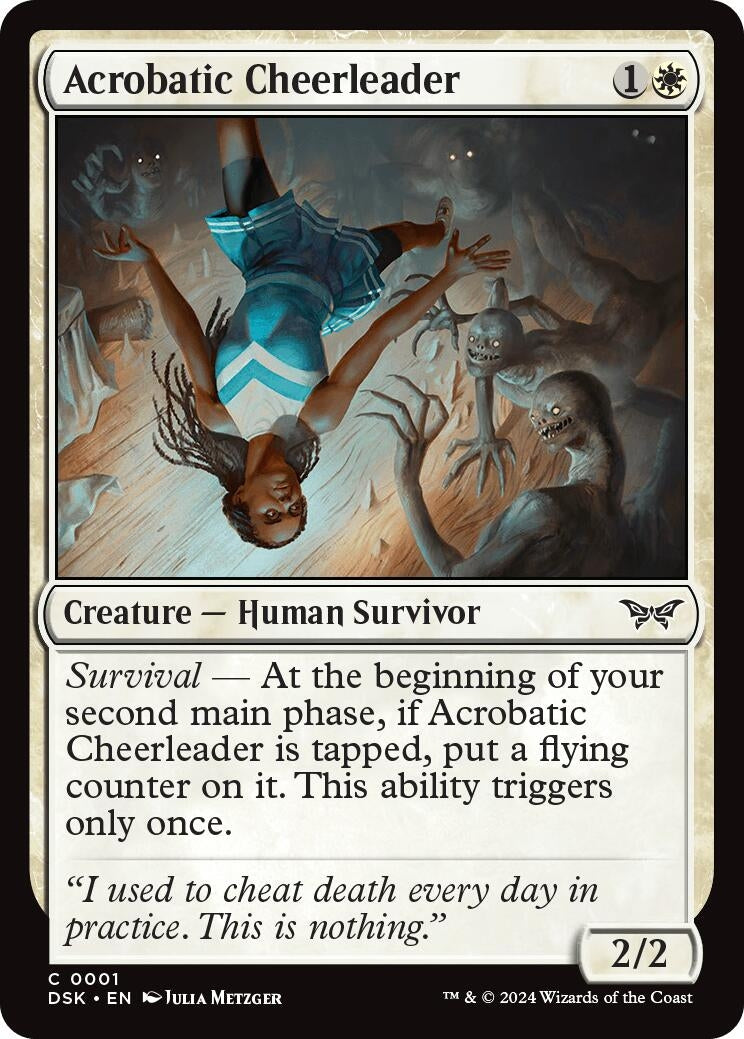 Acrobatic Cheerleader (1) [DSK] - MTG Single