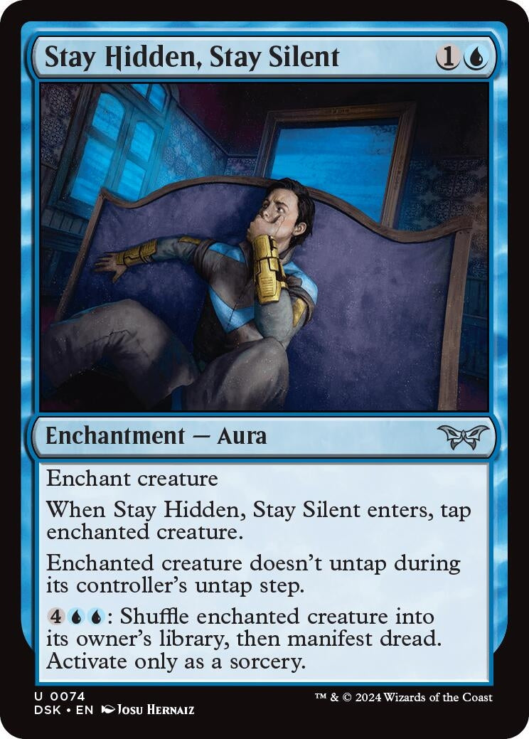 Stay Hidden Stay Silent (0074) (74) [DSK] - MTG Single