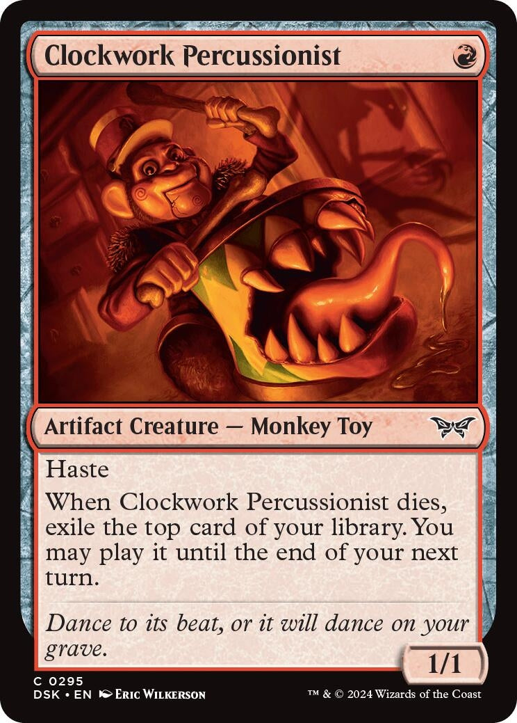 Clockwork Percussionist (0295) (295) [DSK] - MTG Single