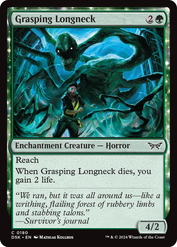 Grasping Longneck (180) [DSK] - MTG Single