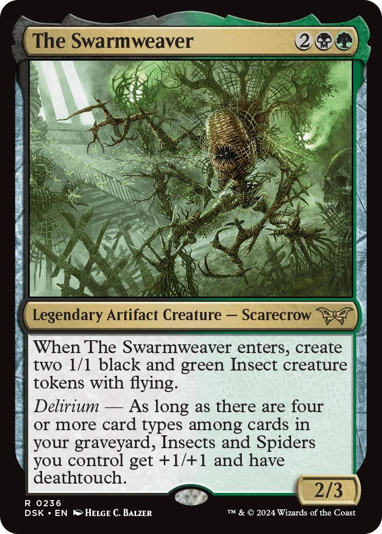 The Swarmweaver (0236) (236) [DSK] - MTG Single