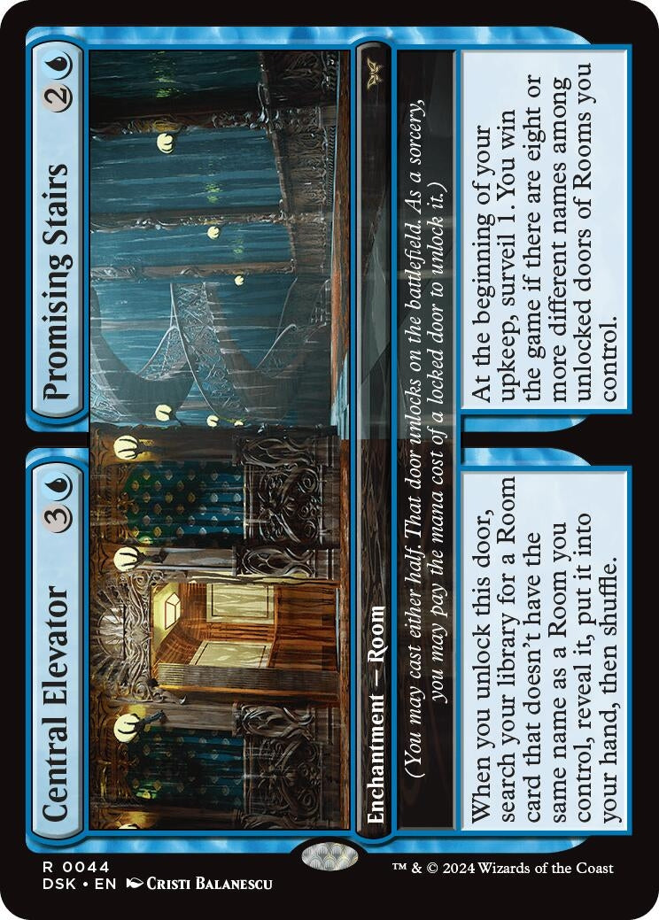 Central Elevator // Promising Stairs (44) [DSK] - MTG Single